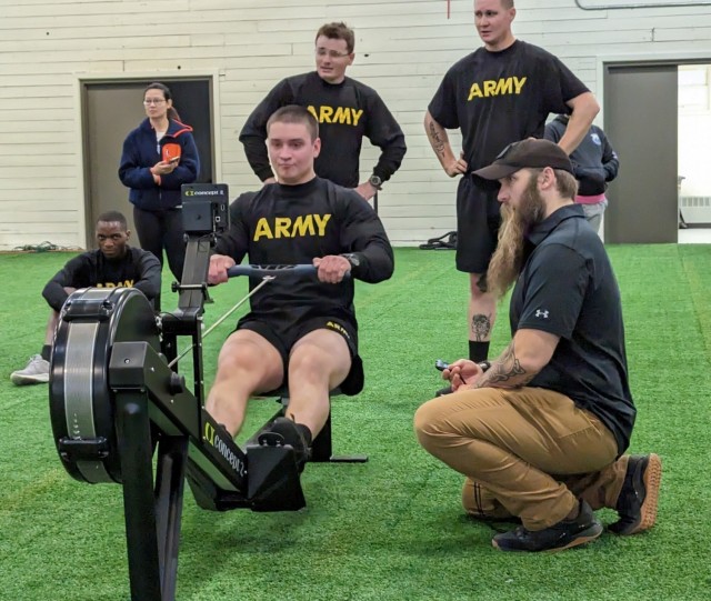 10th Mountain Division Soldiers learn the basics about Holistic Health and Fitness while in-processing at Fort Drum