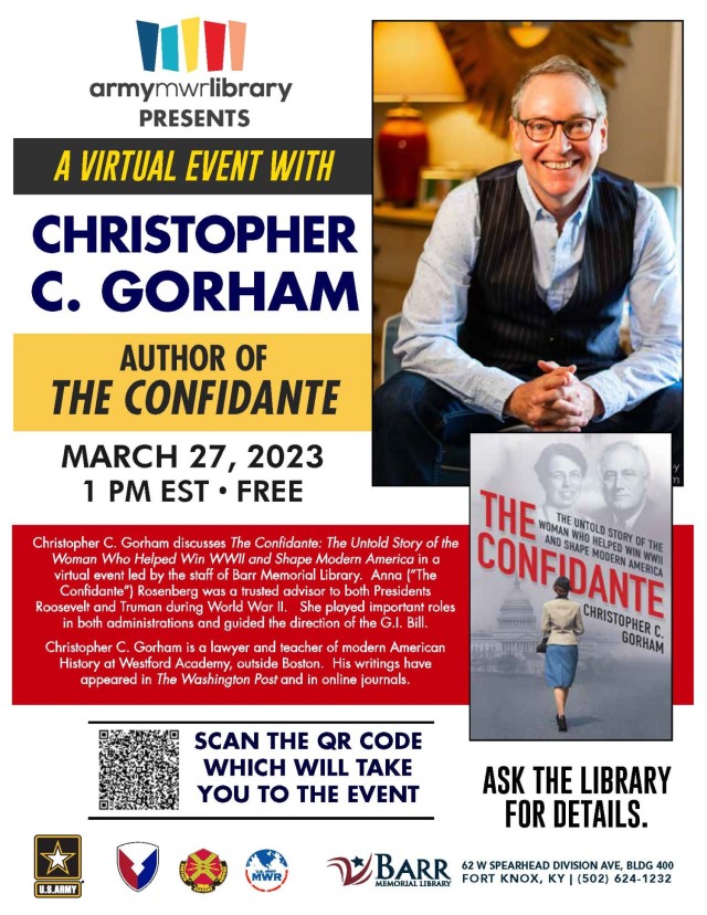 Author Christopher Gorham to discuss new biography at March 27 virtual event