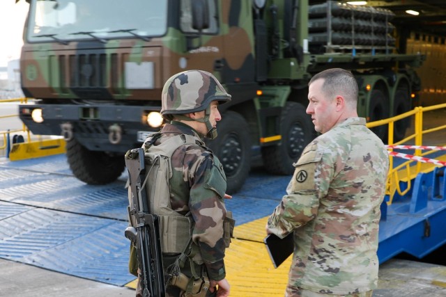 21st TSC observes French logistics elements in complex exercise