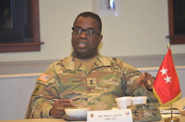 ASC command team visits 403rd AFSB in South Korea