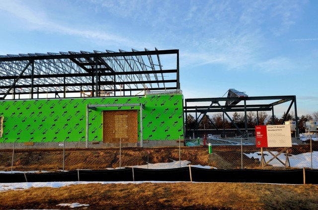March 2023 construction operations of $11.96 million transient training brigade headquarters at Fort McCoy