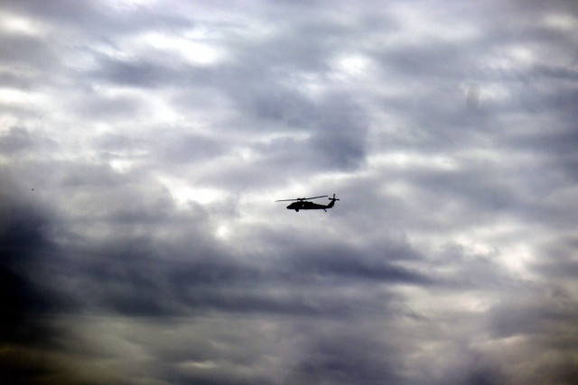 Black Hawk training operations at Fort McCoy