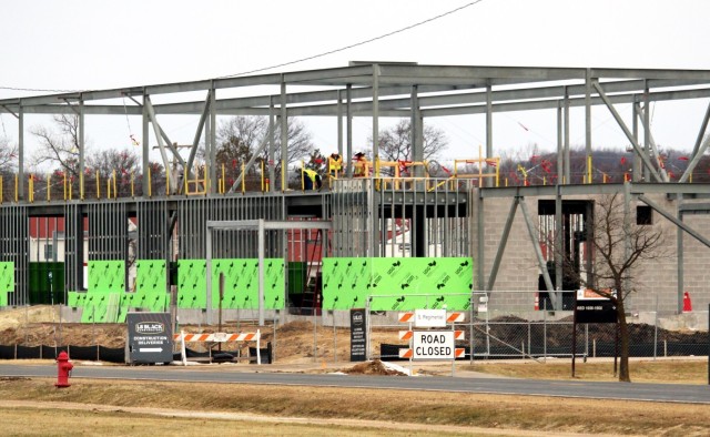 February 2023 construction operations of $11.96 million transient training brigade headquarters at Fort McCoy