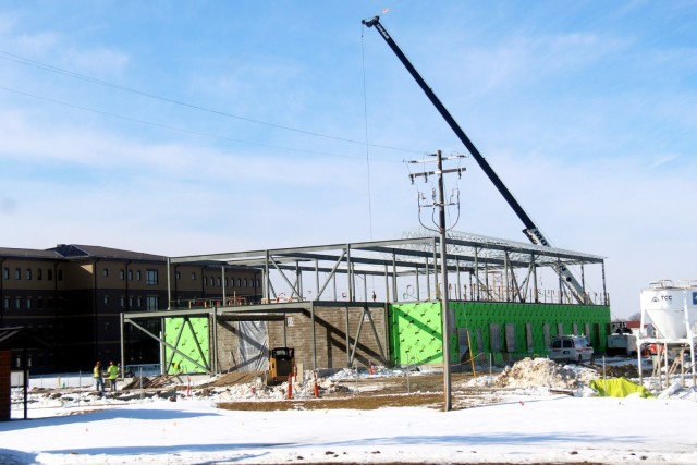 February 2023 construction operations of $11.96 million transient training brigade headquarters at Fort McCoy