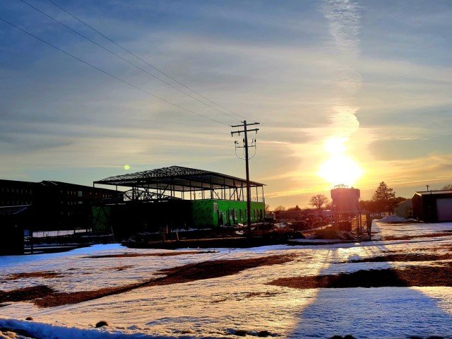 March 2023 construction operations of $11.96 million transient training brigade headquarters at Fort McCoy