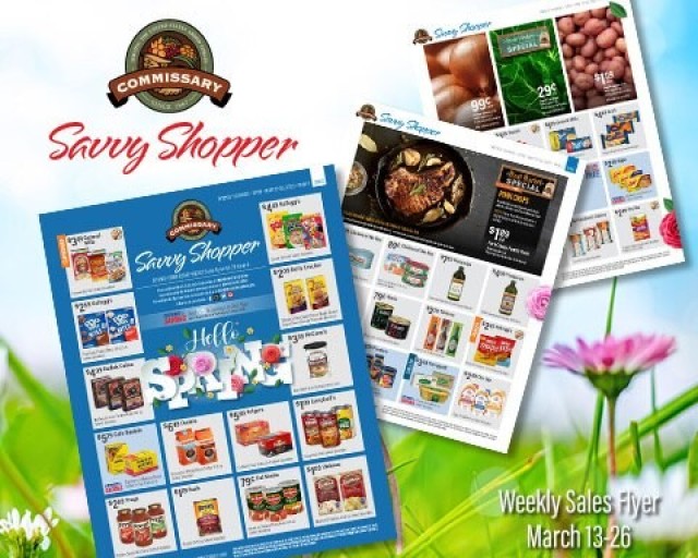 Fit for spring? Eat healthier and save a ton with Commissary Sales Flyers for March 13-26