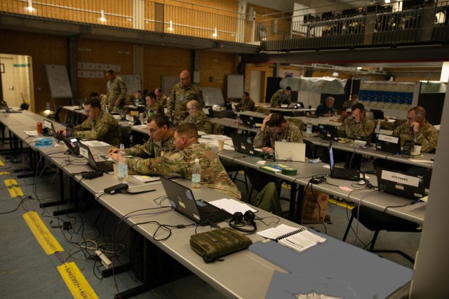 V Corps conducts Allied Spirit Command Post Exercise