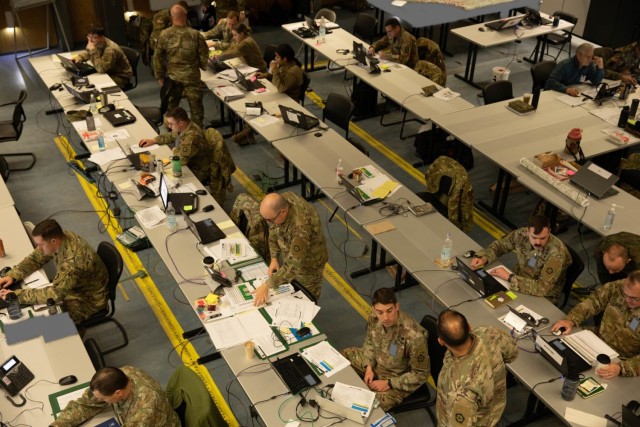 V Corps conducts Allied Spirit Command Post Exercise