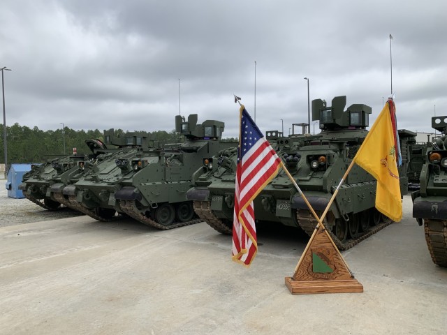 The 1st Armored Brigade Combat Team, 3rd Infantry Division, received the Armored Multi-Purpose Vehicle (AMPV), signifying the completion of the Army&#39;s First Unit Equipped for the platform.