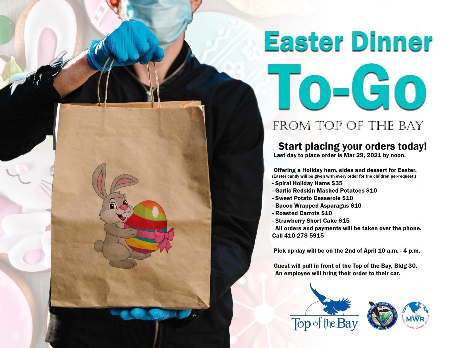 Top of the Bay offering Easter Dinner togo Article The United