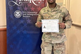 Army National Guardsman Shares Journey to Citizenship