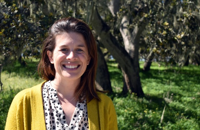 Zoe Merritts, a Navy veteran, is a nurse and runs the New Parent Support Program at the Presidio of Monterey, Calif.