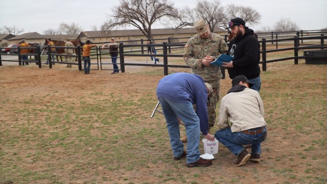 Fort Sill’s Artillery Half Section and Cameron University are coming together to improve the post’s animal pastures.