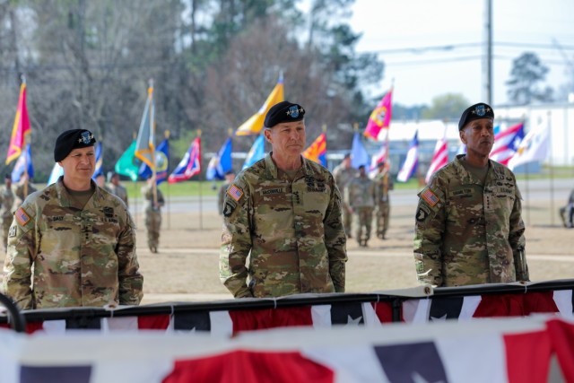 Army honors senior sustainers in change of command