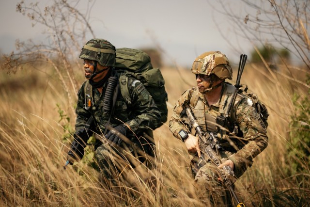 82nd Airborne Division and Royal Thai Army Soldiers conduct a Strategic Airborne Operation