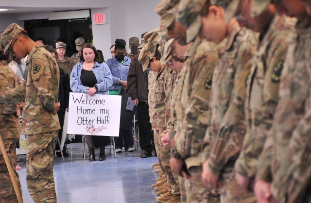 Sentinels return to Fort Lee after six-month deployment to Southwest Asia