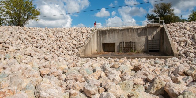 Corps of Engineers work to mitigate flood risk for Wharton, Texas