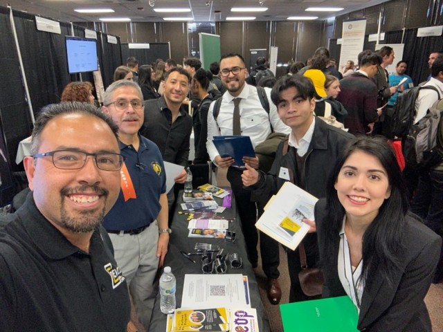 The DEVCOM Analysis Center team meets with students at the New Mexico State University Career Fair and participates in STEM activities to maintain a pipeline of qualified cybersecurity analysts at DEVCOM.