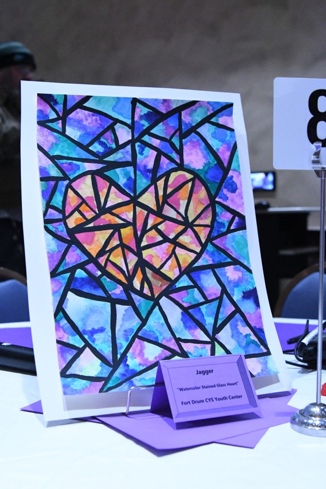 Children from the Fort Drum Child and Youth Services’ Youth Center created the table centerpieces for the Fort Drum Educational Liaison Committee meeting on March 21 at the Commons. Senior leaders signed the Month of the Military Child...