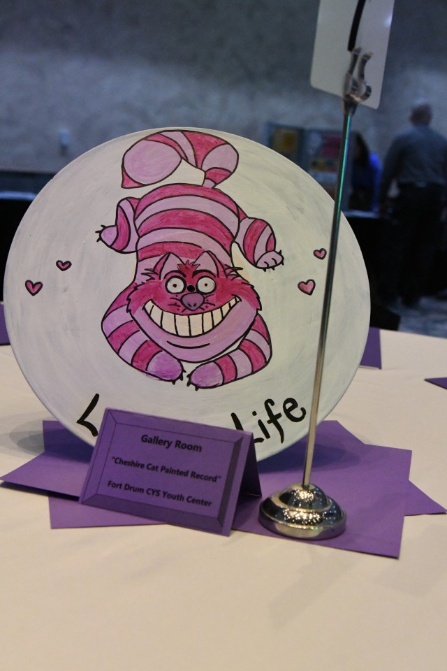 Children from the Fort Drum Child and Youth Services’ Youth Center created the table centerpieces for the Fort Drum Educational Liaison Committee meeting on March 22 at the Commons. Senior leaders signed the Month of the Military Child...