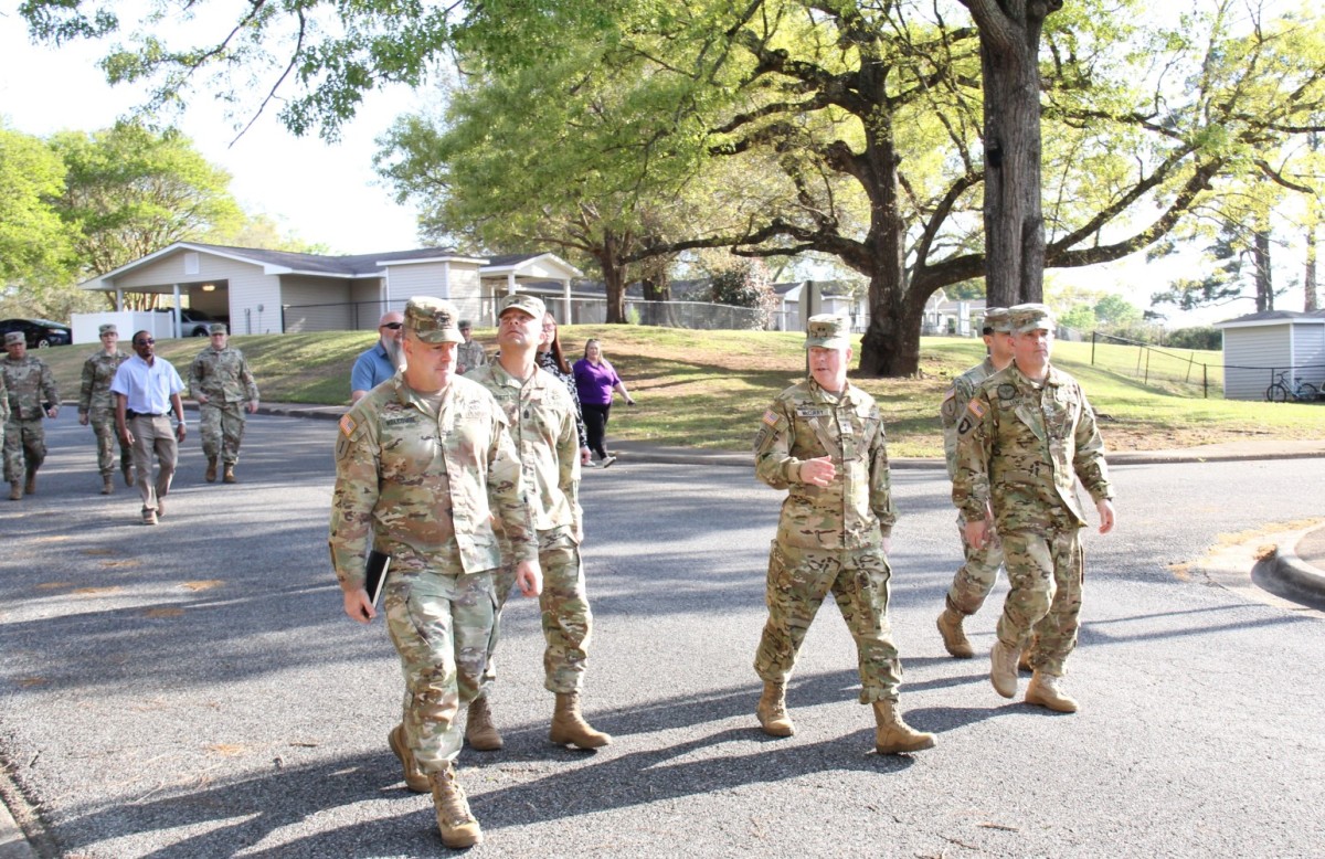 Fort Rucker CG conducts walking town hall in Allen Heights neighborhood