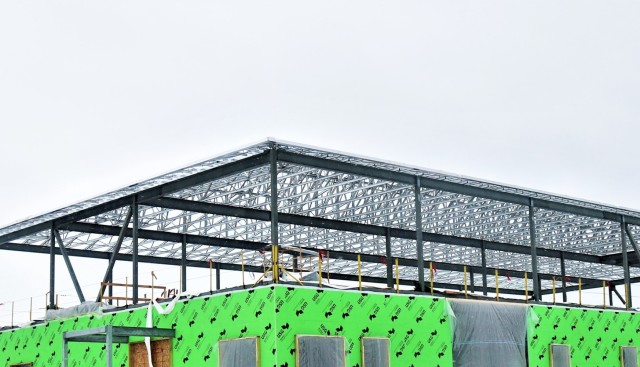 March 2023 construction operations of $11.96 million transient training brigade headquarters at Fort McCoy