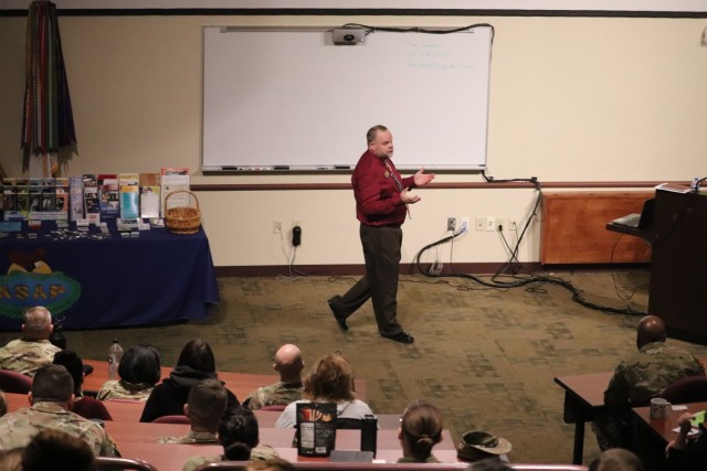 Fort McCoy suicide prevention program manager trains garrison workforce members