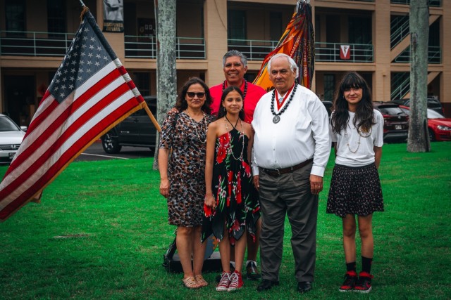 Medal of Honor recipient Dwight W. Birdwell and family