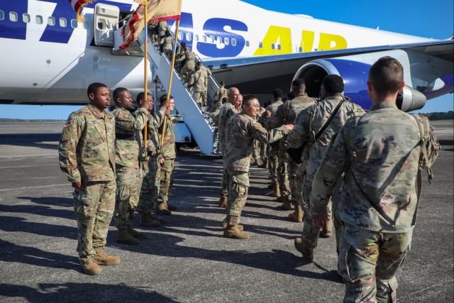 Sustainment Brigade Deploys to Middle East