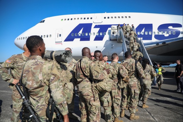 Sustainment Brigade Deploys to Middle East