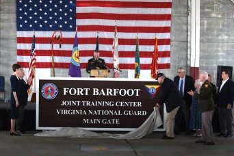 Virginia National Guard Installation Redesignated Fort Barfoot
