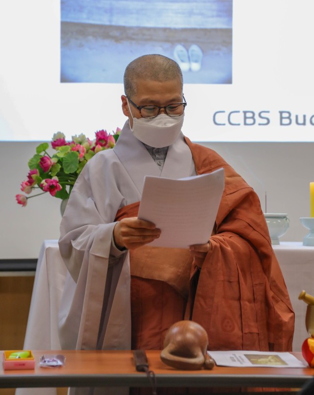 U.S. Army Garrison Yongsan-Casey hosted its first official Buddhist Talk Service at the West Casey Chapel for Soldiers, family members and civilians on March 15. 