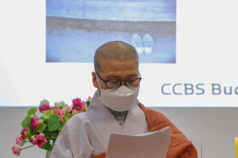Camp Casey, Republic of Korea - U.S. Army Garrison Yongsan-Casey hosted its first official Buddhist Talk Service at the West Casey Chapel for Soldiers,...