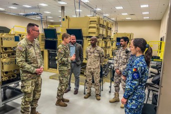 USASAC leader visits allied troops at Fort Sill 