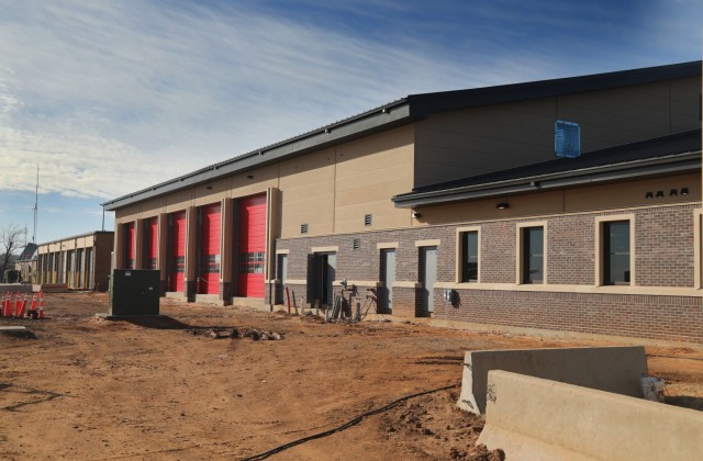 U.S. Army Corps of Engineers construction of Fire Rescue Center underway at Altus AFB