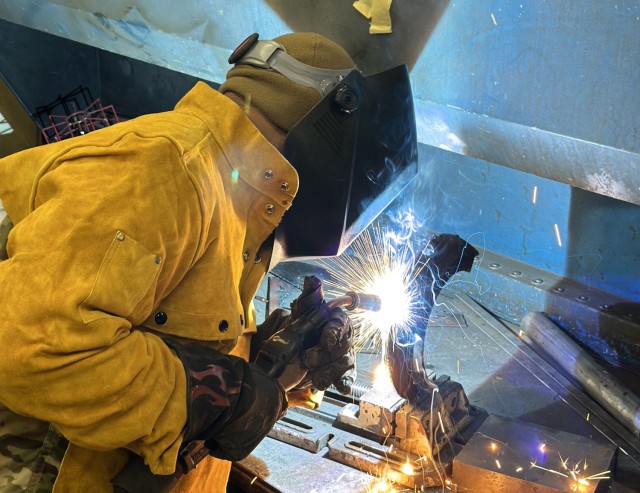 Virginia National Guard Soldiers assigned to the Blackstone-based 3647th Maintenance Company, 529th Combat Sustainment Support Battalion, 329th Regional Support Group provide support to the Joint Multinational Readiness Center during an exercise...