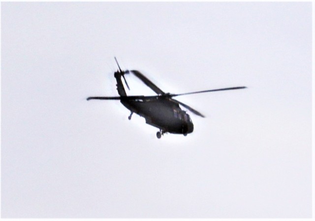 Wisconsin National Guard UH-60 Black Hawk crew conducts training at Fort McCoy