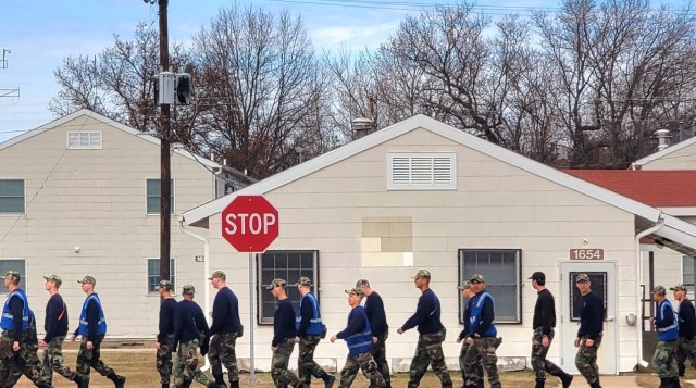 Wisconsin Challenge Academy cadets conduct training at Fort McCoy