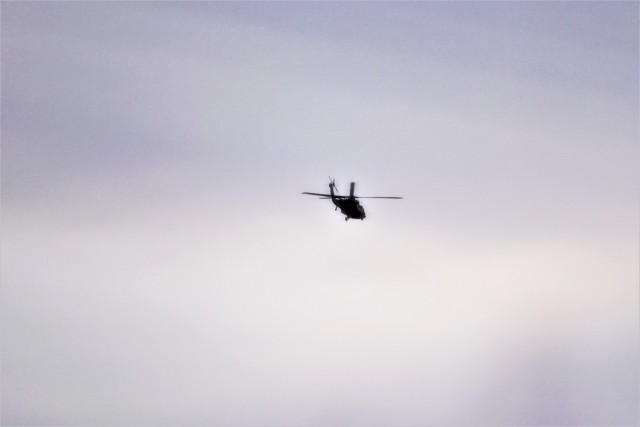 Wisconsin National Guard UH-60 Black Hawk crew conducts training at Fort McCoy