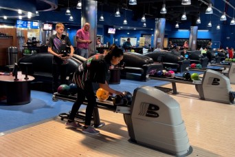 Youth bowlers in Vicenza exemplify resilient military children