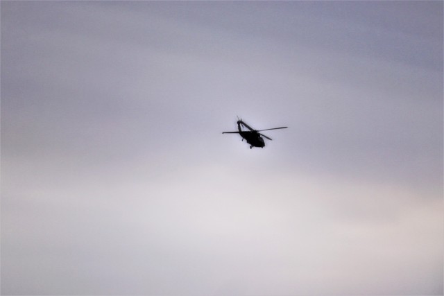 Wisconsin National Guard UH-60 Black Hawk crew conducts training at Fort McCoy