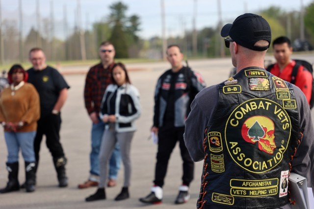 Motorcyclists from around Fort Knox participate in first safety check ride of the year