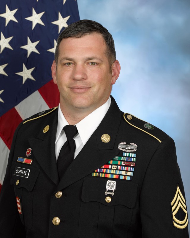 Sgt. 1st Class Anthony Cortese, the Senior Construction Supervisor of Headquarters and Headquarters Company, 20th Chemical, Biological, Radiological, Nuclear Command was honored for his 23 years of service during a retirement ceremony at the Ball...