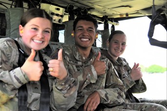 Auburn University ROTC cadets learn about branching Aviation