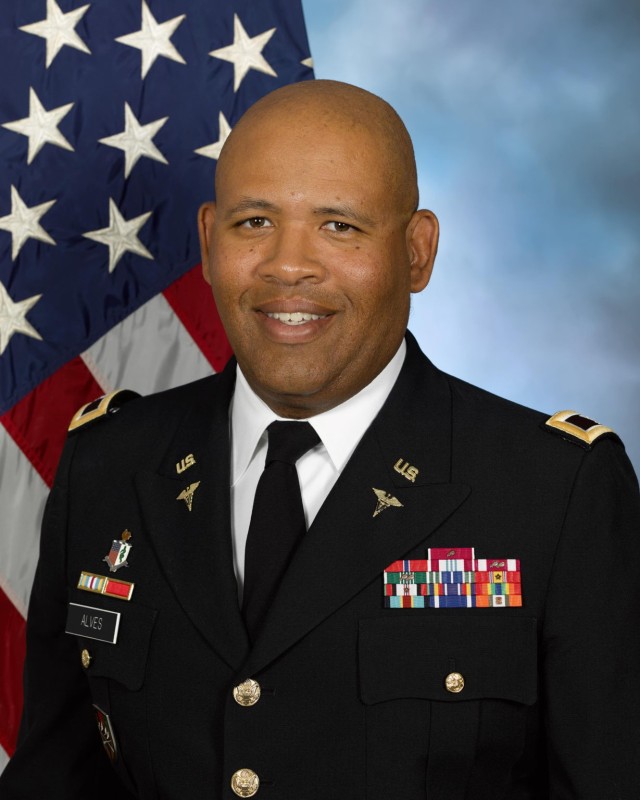 Col. Derron Alves, the deputy director of Veterinary Services and Public Health Sanitation Directorate, Army Public Health Center was honored for his 23 years of service during a retirement ceremony at the Ball Conference Center July 29.