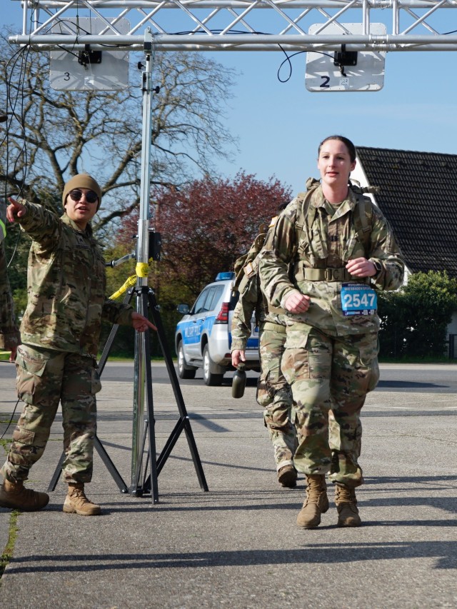 Garrison Wiesbaden hosts spring Norwegian Foot March