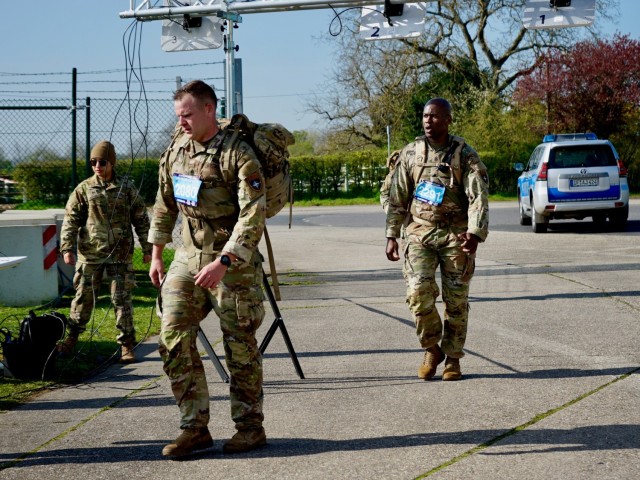 Garrison Wiesbaden hosts spring Norwegian Foot March