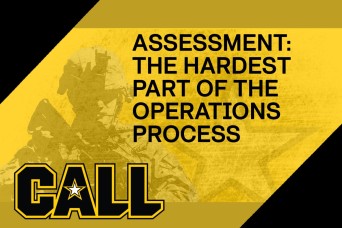 Assessment: The Hardest Part of the Operations Process