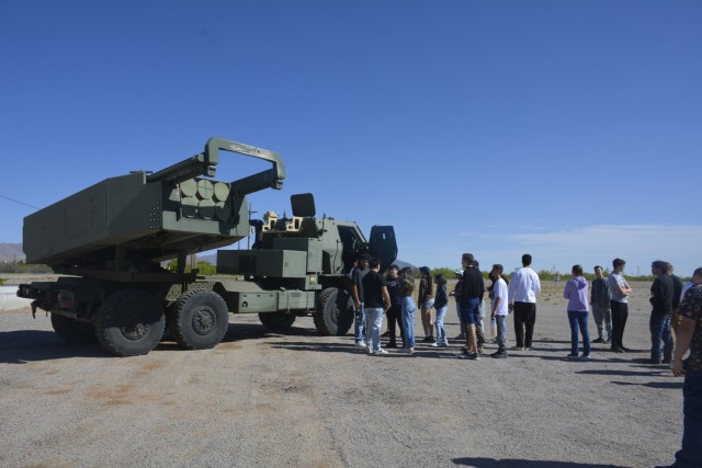 Enrichment Day HIMARS Display