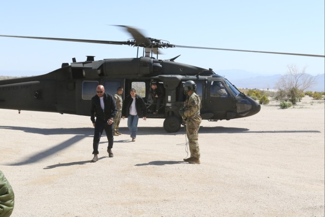 ‘Guy Ritchie’s The Covenant’ stars visit Fort Irwin
